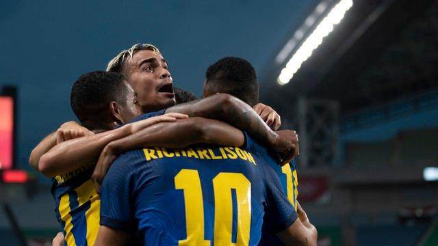 梅开二度 理查利松追平罗纳尔多奥运会进球数！